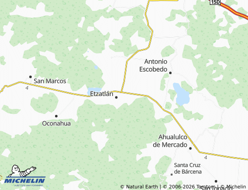 Mappa MICHELIN Loma Bonita - ViaMichelin
