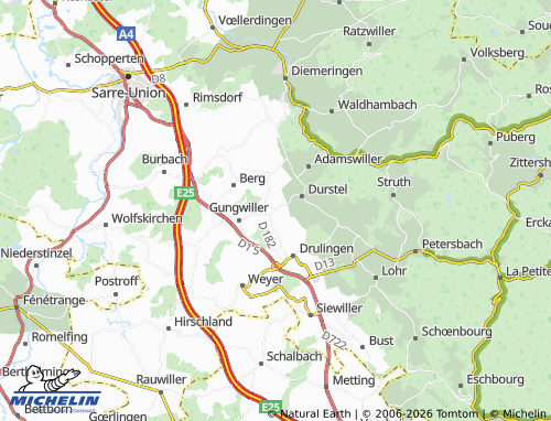 MICHELIN Bettwiller map - ViaMichelin