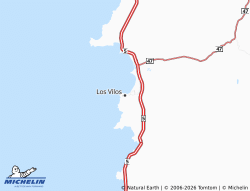 Mappa MICHELIN Los Vilos - ViaMichelin