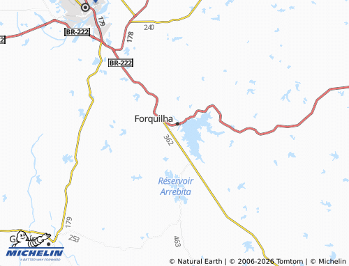 MICHELIN Mesquita Jerônimo map - ViaMichelin