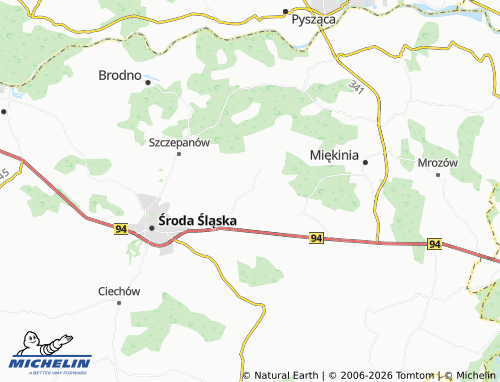 Mappa MICHELIN Święte - ViaMichelin