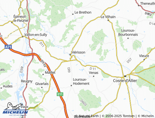 MICHELIN Le Sac map - ViaMichelin