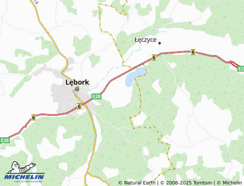 MICHELIN Lubowidz map - ViaMichelin