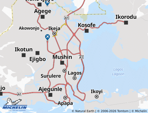 MICHELIN Bariga map - ViaMichelin