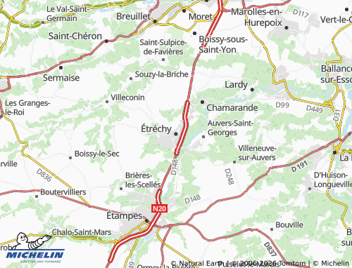 Mappa MICHELIN Étréchy - ViaMichelin