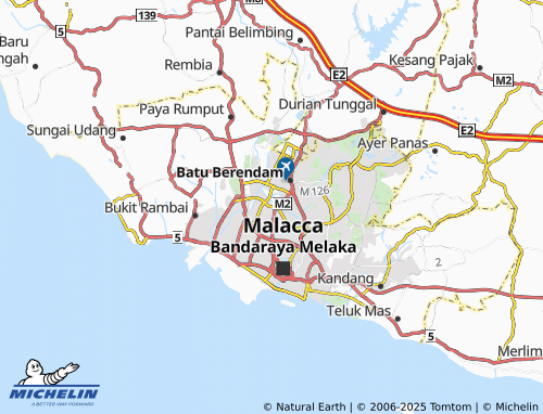 MICHELIN Taman Malim Jaya map - ViaMichelin