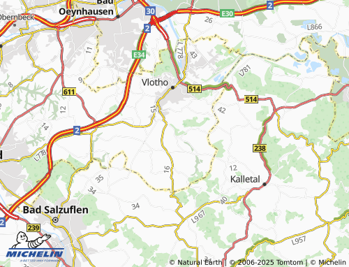 MICHELIN-Landkarte Valdorf-West - ViaMichelin