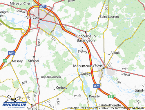 Mappa MICHELIN Fossé - ViaMichelin