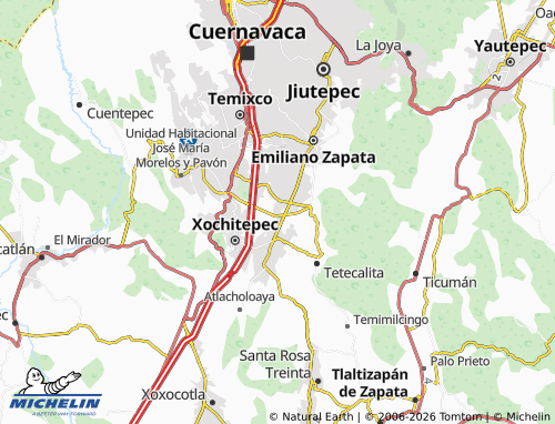 MICHELIN-Landkarte Real de Tezoyuca - ViaMichelin