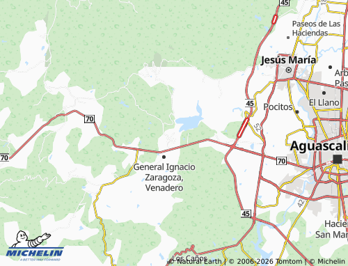 Mapa MICHELIN Cañada del Rodeo - ViaMichelin