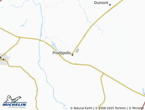 Carte MICHELIN Pradópolis - ViaMichelin