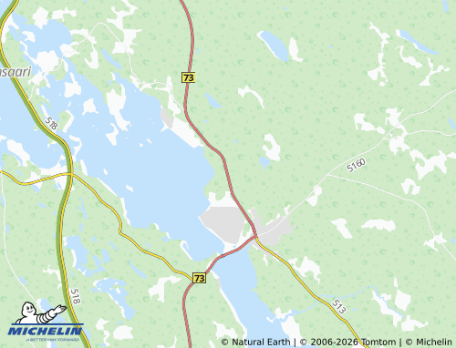 MICHELIN-Landkarte Honkavaara - ViaMichelin