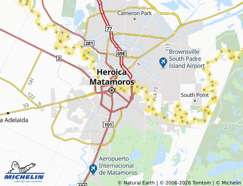 MICHELIN Delicias map - ViaMichelin