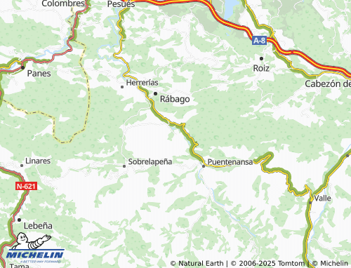 MICHELIN Celucos map - ViaMichelin