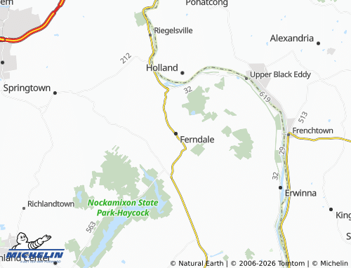 Mappa MICHELIN Ferndale - ViaMichelin