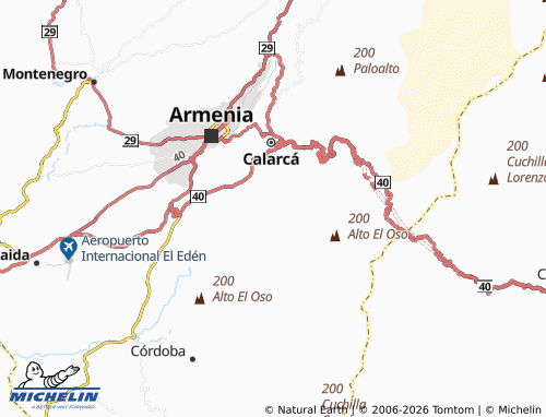 MICHELIN La Virginia map - ViaMichelin