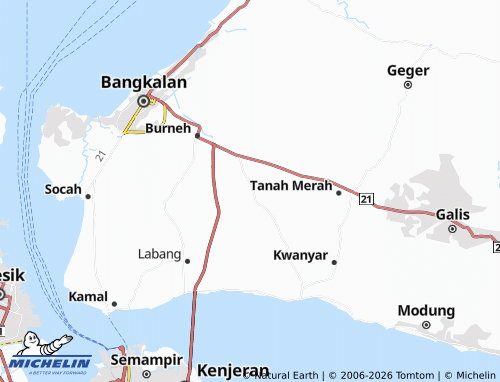 MICHELIN-Landkarte Tragah - ViaMichelin