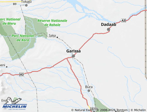 MICHELIN North Eastern map - ViaMichelin