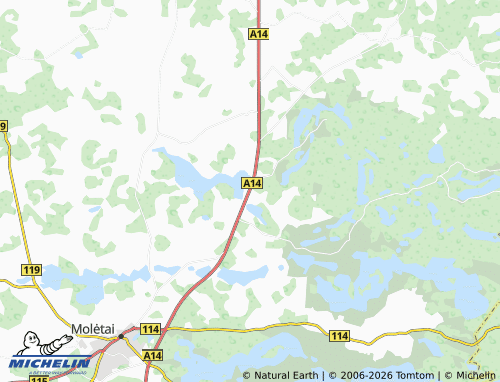 Mapa MICHELIN Čiulėnai - ViaMichelin