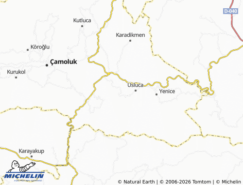 MICHELIN Daldibi map - ViaMichelin