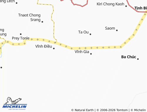 Mapa MICHELIN Vĩnh Phú - ViaMichelin