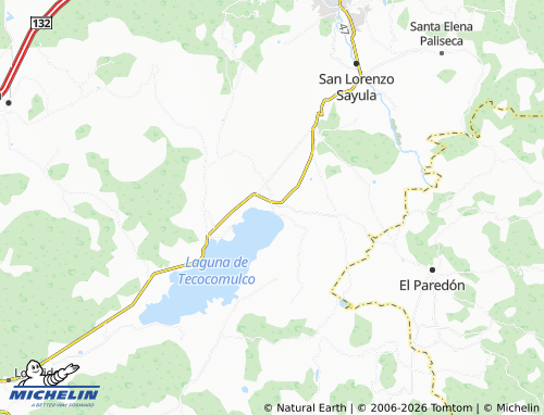 MICHELIN-Landkarte Tecocomulco de Juárez - ViaMichelin