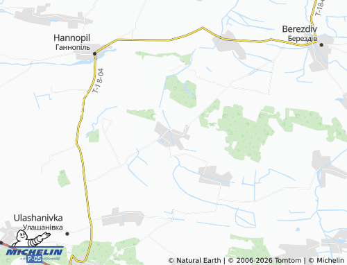 MICHELIN Zhukiv map - ViaMichelin