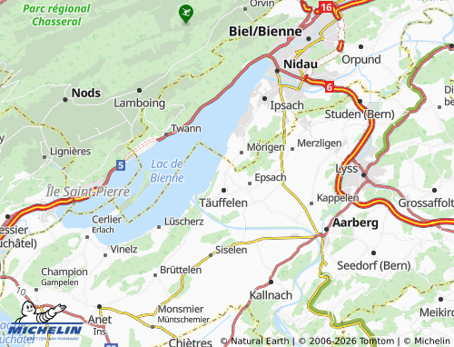 MICHELIN-Landkarte Gerolfingen - ViaMichelin