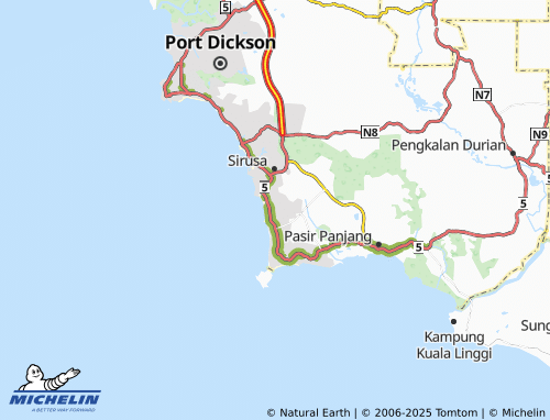 MICHELIN Taman Bayu map - ViaMichelin