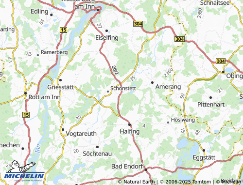 MICHELIN-Landkarte Rieperting - ViaMichelin