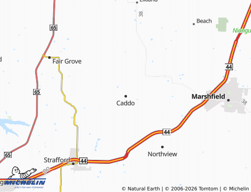 Mappa MICHELIN Caddo - ViaMichelin