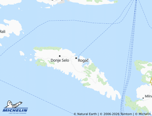 MICHELIN Rogač map - ViaMichelin