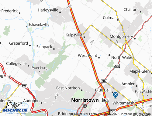 Mappa MICHELIN Worcester - ViaMichelin