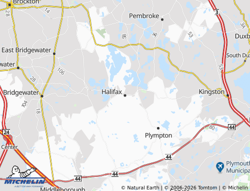 Mapa MICHELIN Halifax - ViaMichelin