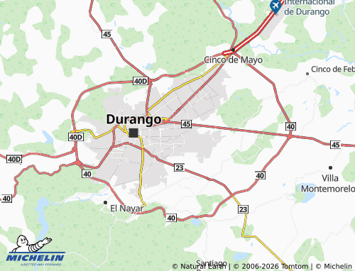 MICHELIN Genaro Vázquez map - ViaMichelin