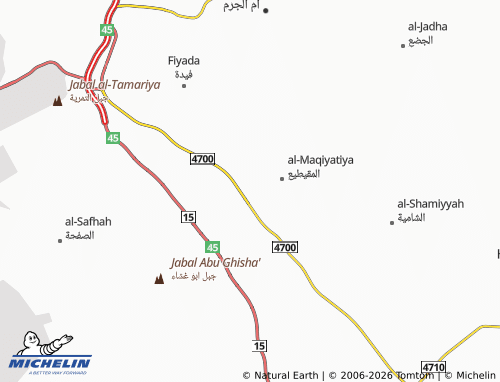 Carte MICHELIN al-Saghw - ViaMichelin