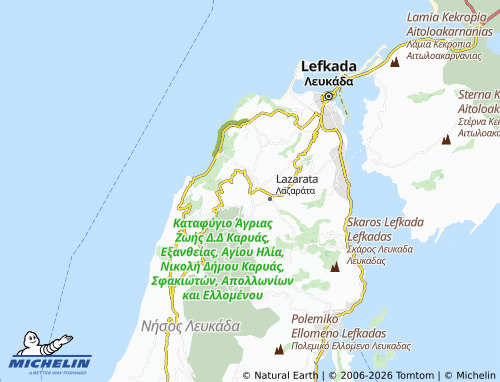 Mapa MICHELIN Asprogerakata - ViaMichelin