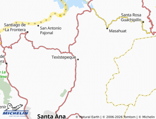 Mappa MICHELIN Texistepeque - ViaMichelin