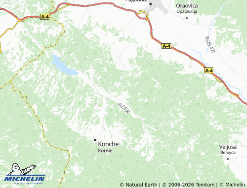 MICHELIN Rakitec map - ViaMichelin