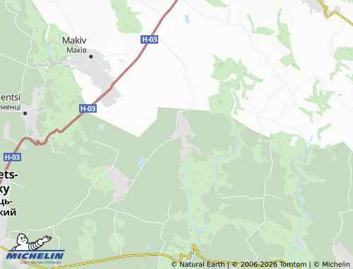 MICHELIN Suprunkivtsi map - ViaMichelin