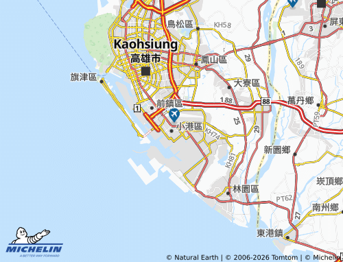 Mapa MICHELIN Xiǎogǎng Qū - ViaMichelin