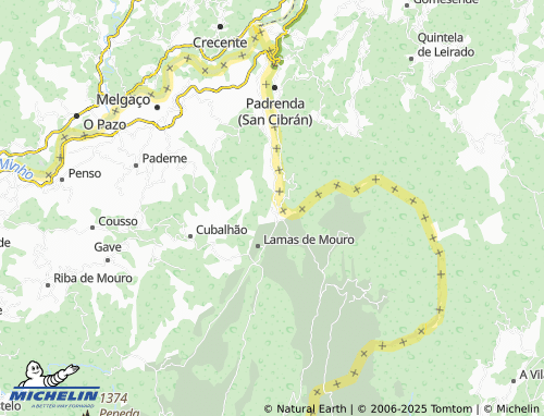 MICHELIN Gavião map - ViaMichelin