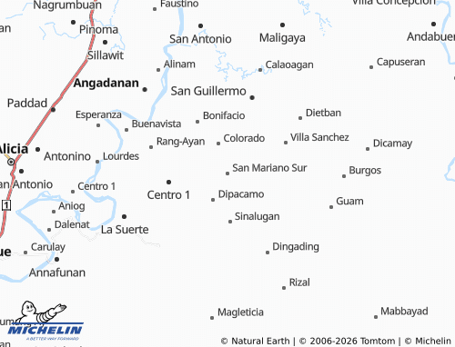 MICHELIN San Mariano Sur map - ViaMichelin