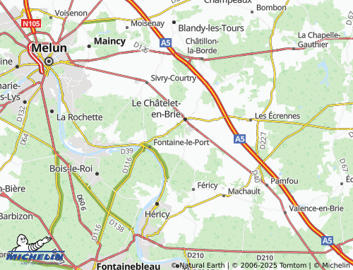 MICHELIN La Mussine map - ViaMichelin