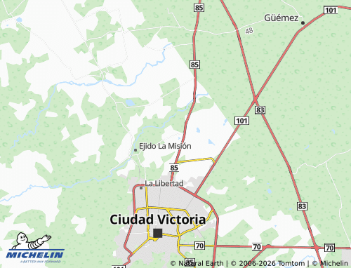 Mapa MICHELIN Aquiles Serdán - ViaMichelin