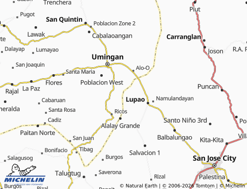 MICHELIN San Pedro map - ViaMichelin