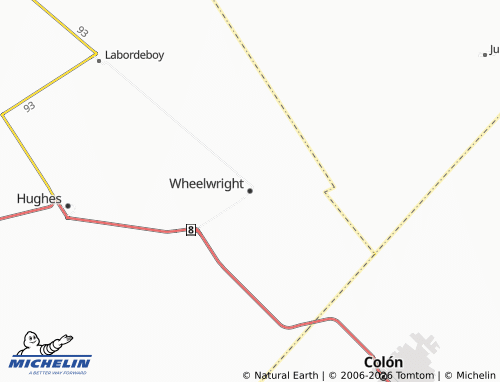 Carte MICHELIN Wheelwright - ViaMichelin