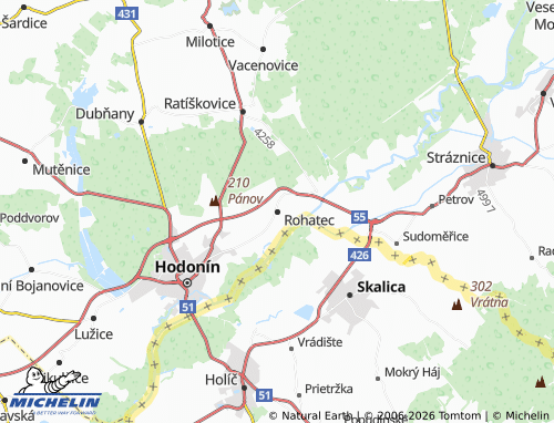 Kaart MICHELIN Rohatec - ViaMichelin