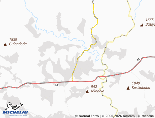 MICHELIN-Landkarte Lower Gqobonco - ViaMichelin
