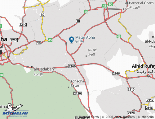 MICHELIN-Landkarte Rawgh al-'Anid - ViaMichelin